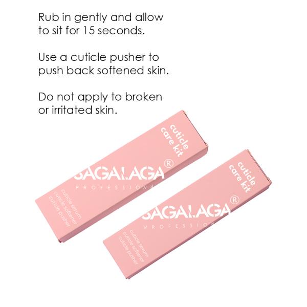 OEM Cuticle Remover Nail Cuticle Oil Pens With Pusher for DIY Nail Manicure for Nail Care Product 3 in 1 Cuticle Set Custom Logo