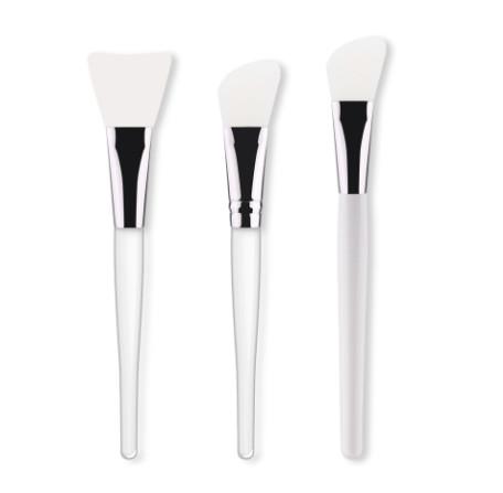 Aluminum Ferrule Facial Brushes Cosmetics Mud Mask BSCI Facial Scrub Brush