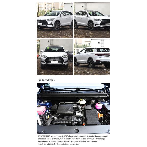 2023 Byd Song Pro Подержанный электромобиль Сув Гибридный автомобиль Продажа