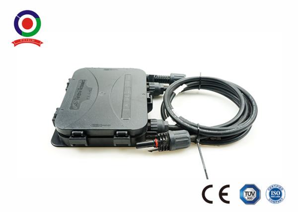 Black PV Junction Box IP67 1000V DC 13A for 200W to 300W Solar Panel