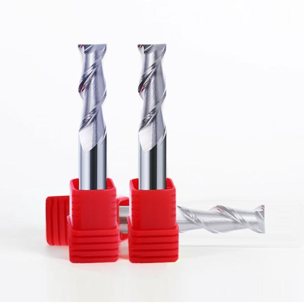 High Quality HRC 55 2-Flute Flat Bottom Metal End Mills Hard CNC Aluminum Processing Milling Cutter Bit ODM OEM Direct