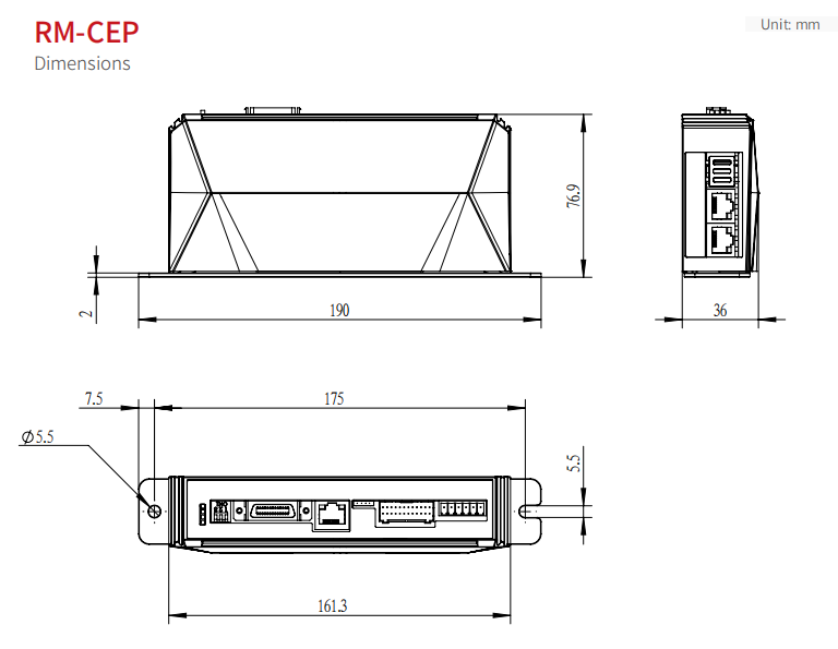 RobustMotion RM-CEP Drive and Control Интегрированный контроллер, поддерживающий несколько автобусов и промышленных эфирных сетей