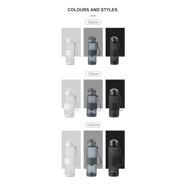 Motivational Fitness Sports Water Bottle BPA Free and Durable Design for Fitness