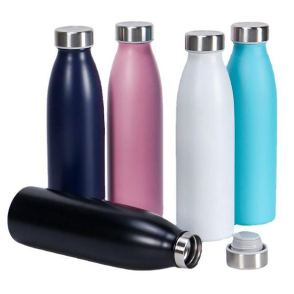 Various Models Customized Double 750ml Wall Stainless Steel Vacuum Flask Insulated Tumbler Small Mouth Water Milk Bottle