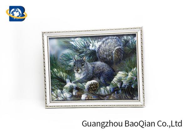 Imagem quadro decorativa animal personalizada das imagens Lenticular do tamanho 3D