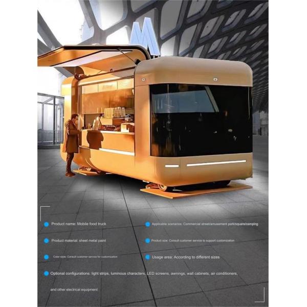 Hot Dog Ice Cream and Fast Food Custom Electric Food Truck with Cooking Equipment