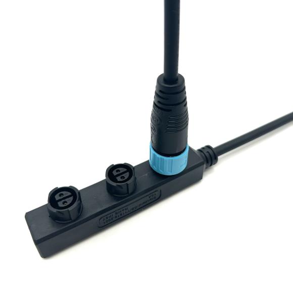 VDE H05RN-2*0.75sqmm CE 10A IP67 3極 2ピン メスソケットコネクタセット (産業オートメーションシステム用)