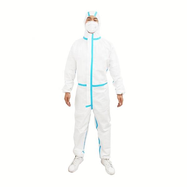 Microporous 50gsm 170cm Disposable Medical Protective Clothing