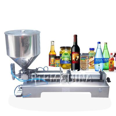Máquina de enchimento líquida da pasta de Honey Juice Sauce Soft Drink Tomato da água semi automática do gelado