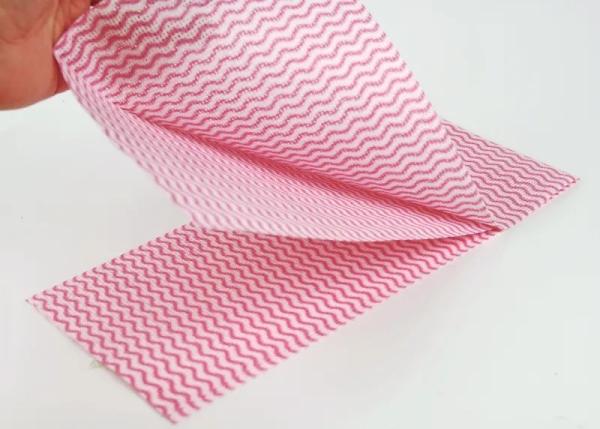 Spunlace Nonwoven Kitchen Wipes Disposable Multi Color Polyester Viscose