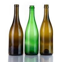 Bouteille vide de 750 ml en verre de vin rouge Bouteilles de vin liquide avec couvercle à vis
