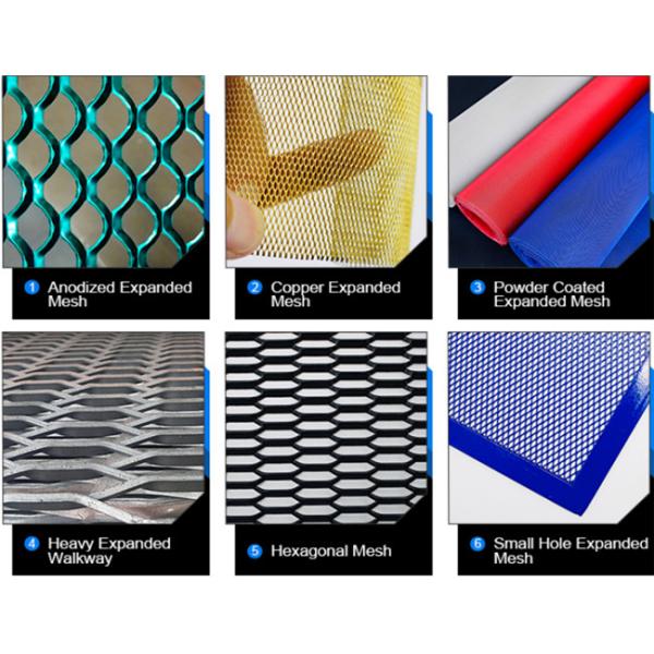55mm big hole size Protecting Diamond Aluminum Expanded Metal Mesh