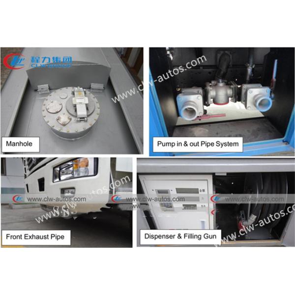 reboque diesel do petroleiro de 8x4 22tons Petro Tank Delivery Tanker Truck