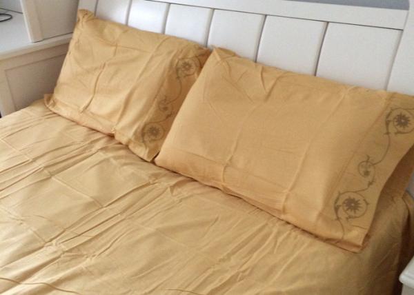 Country Style King Size Bed Duvet Covers Color Customized 100% Cotton Material
