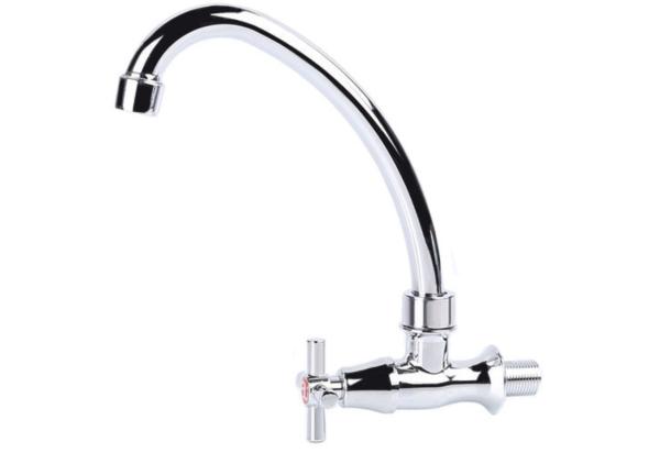 Chromed Plastic Kitchen Tap Water Saving Universal Filter Head Universal Pipe