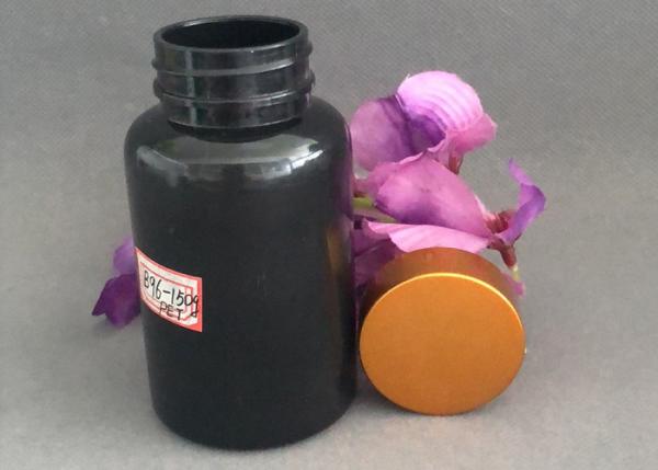 PET Black Transparent 150G Empty Medication Bottles