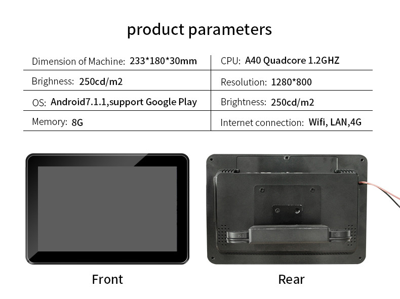 » экран касания LCD андроида 1280x800 10,1 взаимодействующий с C.P.U. RK3288