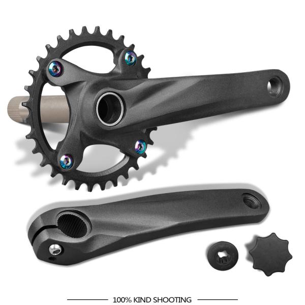 L'alliage d'aluminium va à vélo le vélo de montagne de roue dentée de pièces Crankset 104BCD 32T