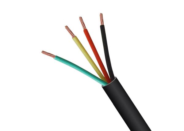 O fio dobro BVV 7 do cabo elétrico de revestimento de PVC encalhou de cobre