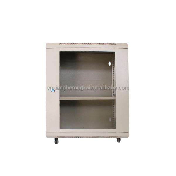 12u Network Server Cabinet External Sheet Metal Computer Networks Cabinet for Server Room
