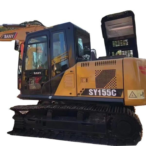 0.53m3 Sany SY60 Excavator com motor ISUZU cor de pintura original