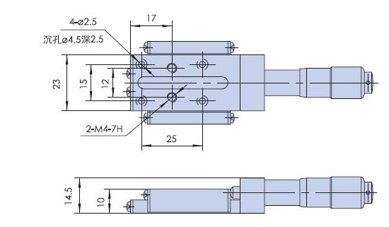 шарикоподшипник этапа перевода оси перемещения x 13mm миниатюрный линейный