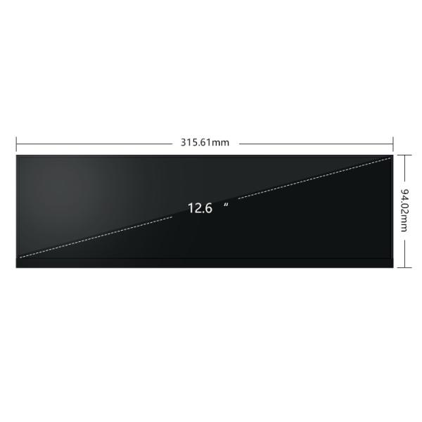 1920x515 IPS Multi Touch Resistive Touch Screen FHD 12.6 Inch