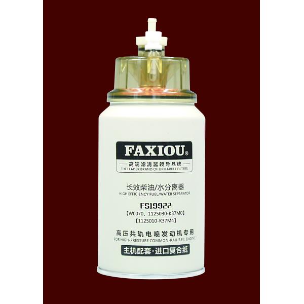 Water Diesel Fuel Separator FS19922