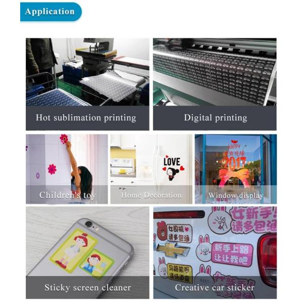 Printable TPE Removable Material Roll Erasable Whiteboard Sheet Roll