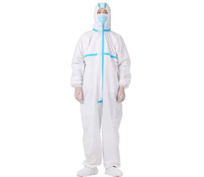 One Size Fits All Medical Protective Clothing With Elastic Cuff Splash Resistant