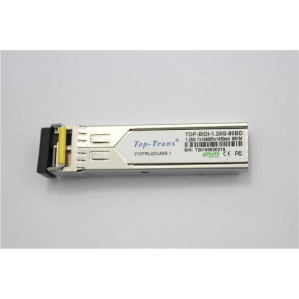 Приемопередатчик 80KM Rohs Toptrans BIDI 1.25G-80AD/BD SFP оптически