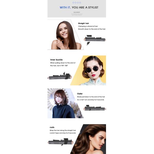 Lcd Display Home Hair Straightener , Electric Straightening Combs For Black Hair