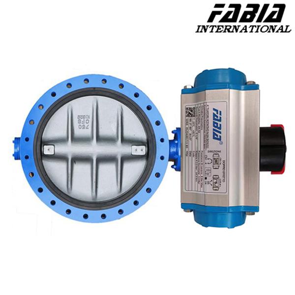 14 polegadas 12 polegadas 10 polegadas Pneumático Acionado Válvula Borboleta aço carbono Flanged