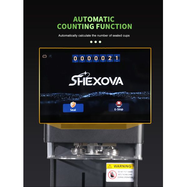 110V/220V Automatic Pet Aluminum Can Sealer Machine With Touch Screen