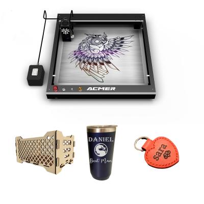 50Hz / 60Hz Wood Laser Cutting Machine 30000mm/min High Speed ACMER P2 33W
