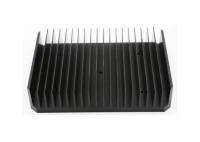 Le noir a anodisé 6060 profils en aluminium T66 d'extrusion de radiateur