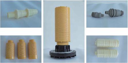 Composite Material Filter Tank 1265 φ300×1650mm 2.5'' Thread 2.0-2.5 T/H for Industrial Filtration