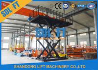 corrimão 5m/Min Hydraulic Scissor Car Lift de 1100mm