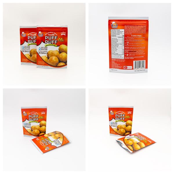 Bolsa de embalaje para snacks con diseño personalizado laminado de alta calidad al por mayor.