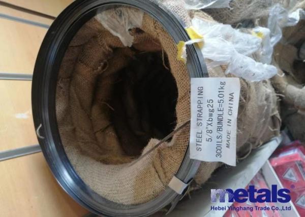 BWG25 X 5/8  SS Steel Strapping Band 0.5x16mm Metal Packing