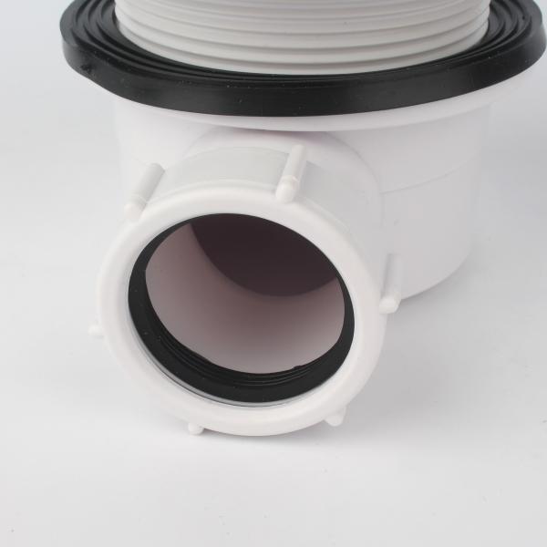 Bangqi Modern Design White PP Main Body Plastic Floor Drain Waste Shower Tray Drain for Bathroom Bath Hotel Strainer Style