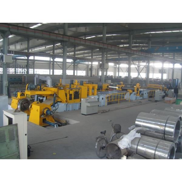 Carbon 120KW Steel Coil Cut To Length Line 2000mm Metal Sheet Straightener