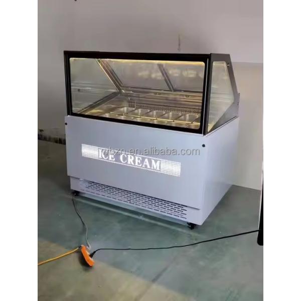 Ice Cream Freezing Display Cabinet Ice Cream Cabinet Refrigerated Desserts Fresh-keeping Popsicles Refrigeration Equipment