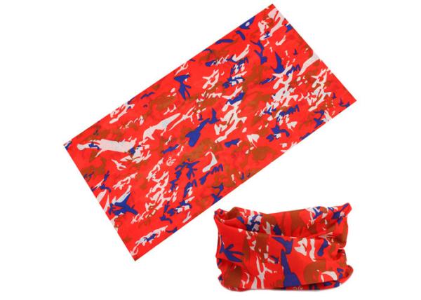 Ladies / Girl Outdoor Fishing Neck Scarf  Red Light Weight Soft Touch UV Resistant