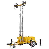 Mobile Light Tower 4m 6.5m 9m Height Telescopic Light Towers LED Diesel Light Tower Manufacturers