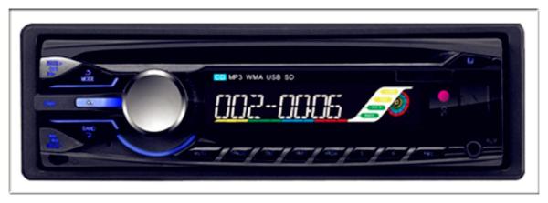 One-Din Car DVD Player with Detachable panel
