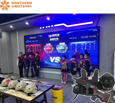 Comércio de armas e coletes multijogador equipamento de laser sem fio sistema de jogo