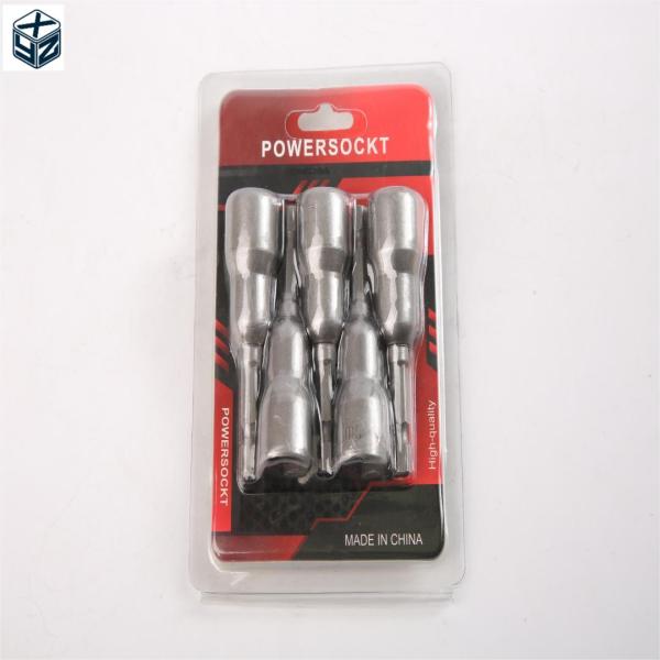 Great Heat Treatment CRV Material 6.35 Hexagon 12mm*65mm*5PC Nut Driver Set