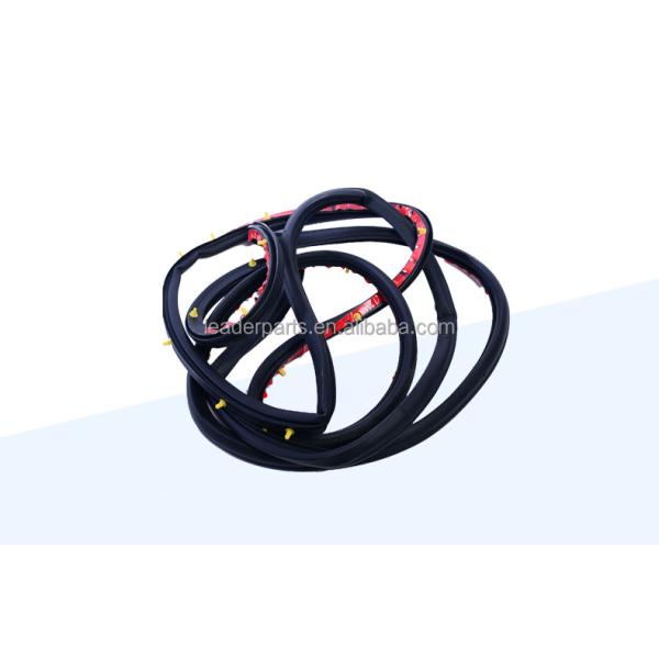 DustProof Safe Stable Clip Channel System Rubber Abrasion Resistant Coating Front Door Seal Strip for Auto Truck Door