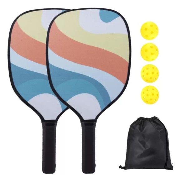 Premium Fiberglass Pickleball Racket with Lightweight Design Custom Logo and UV Printing for All Players